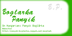 boglarka panyik business card